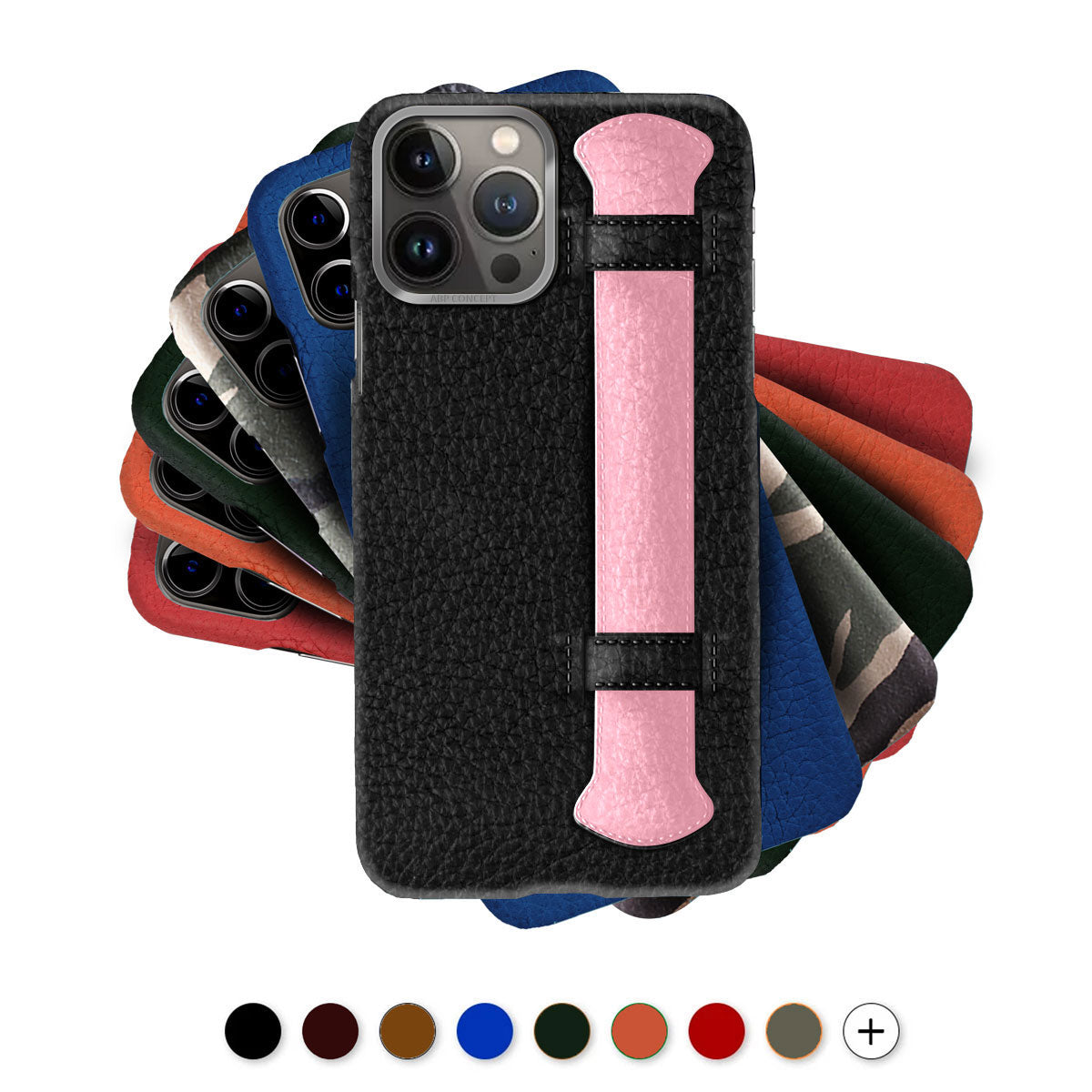 Leather iPhone Strap case / cover - iPhone 13 ( Pro / Max / Mini