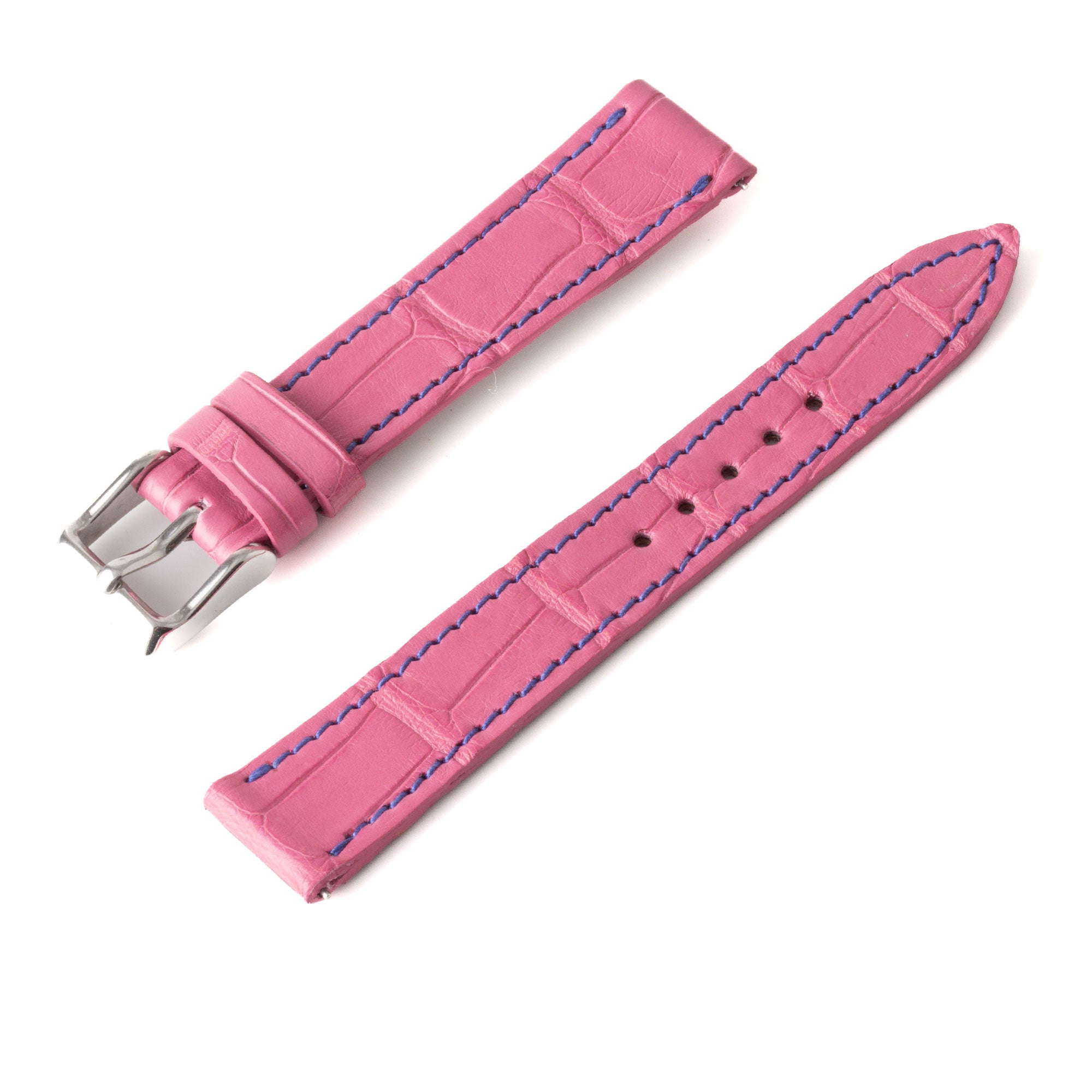 Alligator "Solo" leather watch band - 16mm width (0.63 inches) / Size S (n° 5)