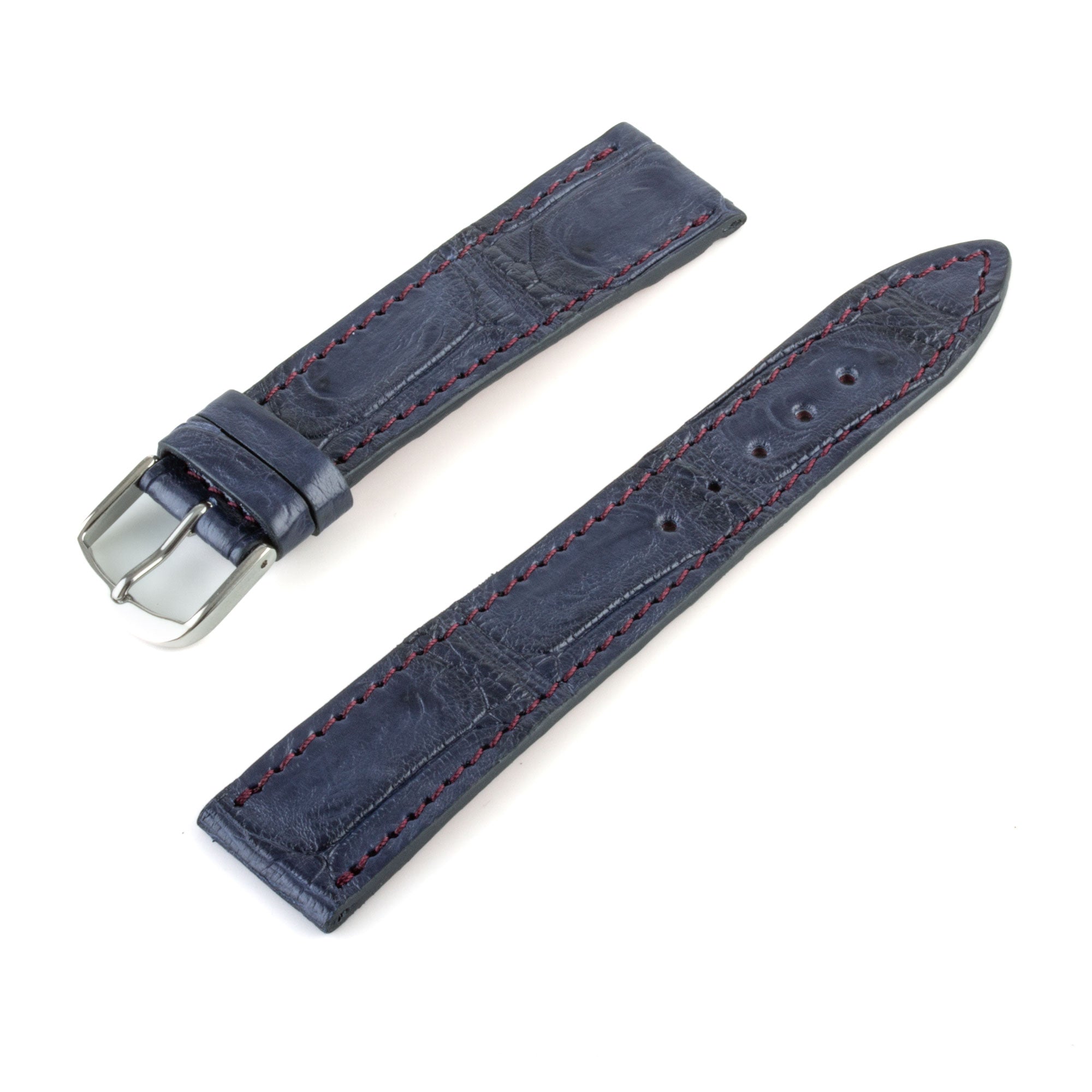 Alligator leather "Solo" watch band - 19mm width (0.75 inches) / Size M (n° 4)