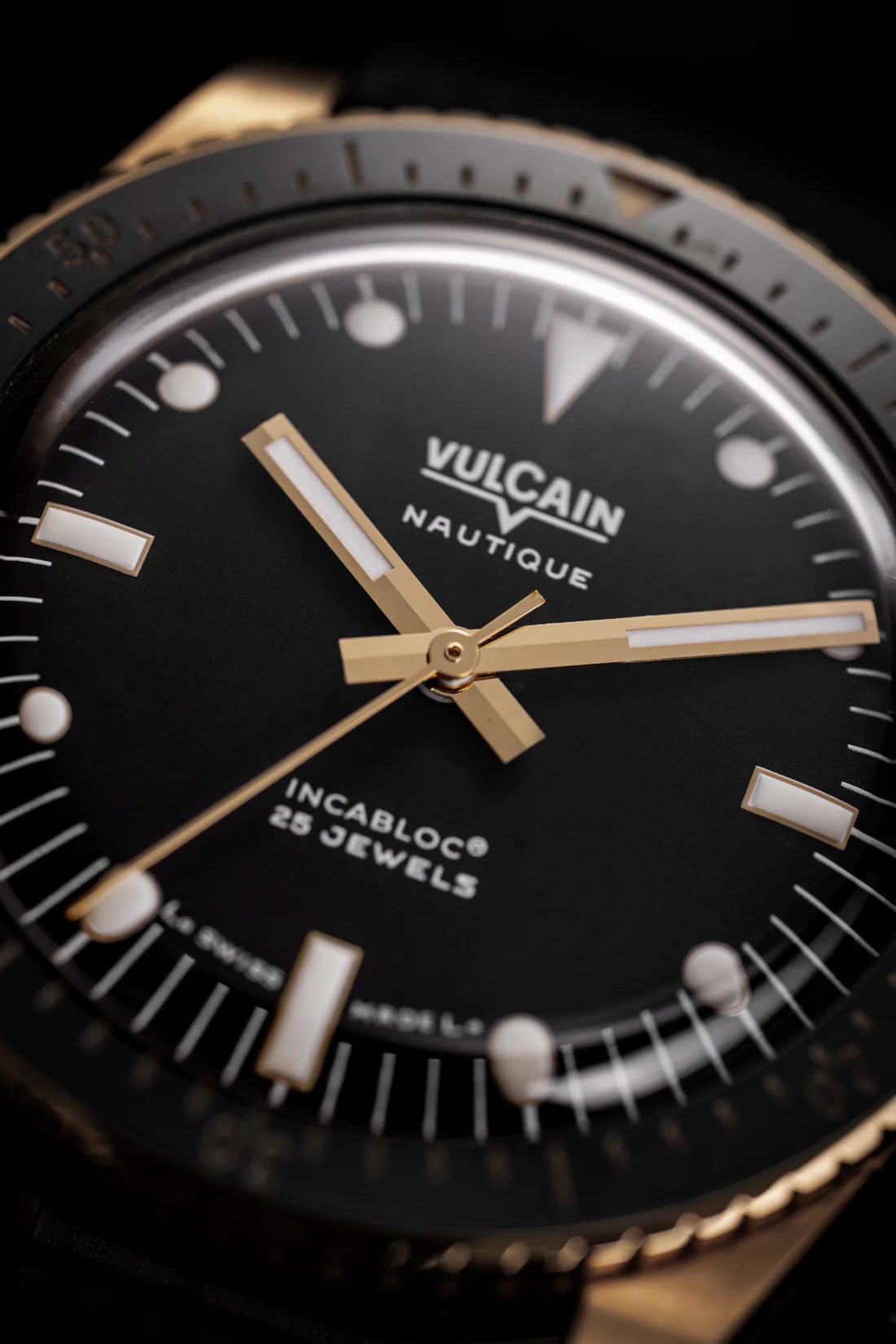 Montre Vulcain - Skindiver Nautique 38mm - Bronze & Black