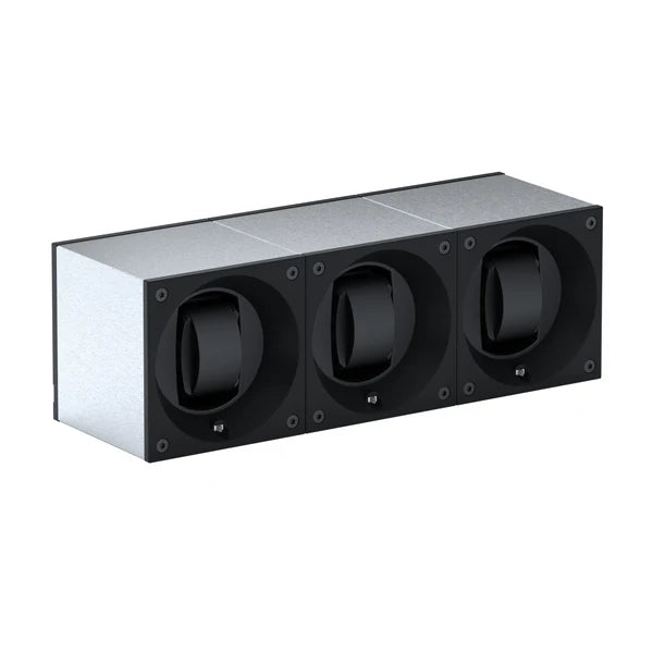 SwissKubik - Watchwinder Masterbox Aluminium Trio