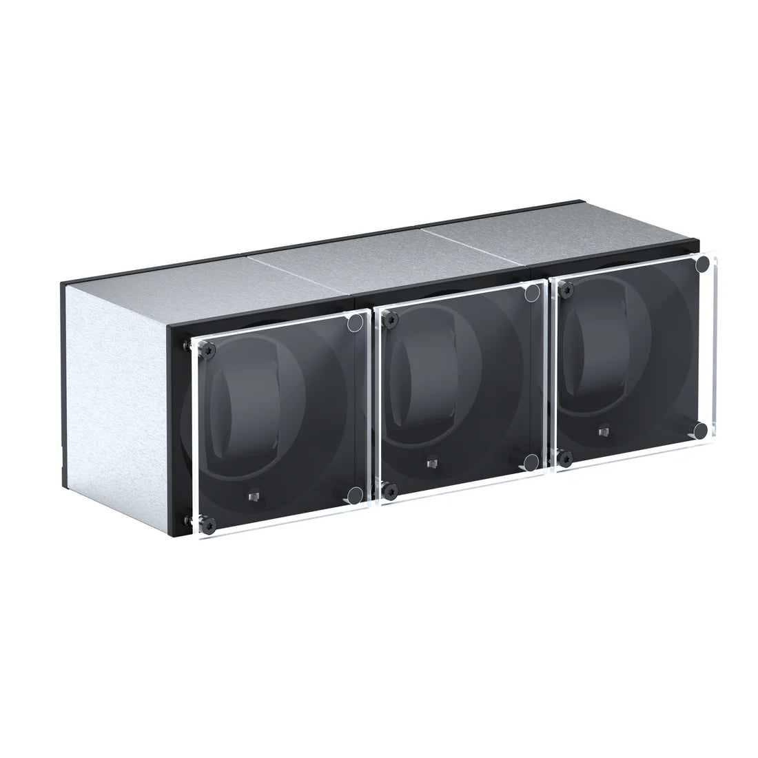 SwissKubik - Watchwinder Masterbox Aluminium Trio