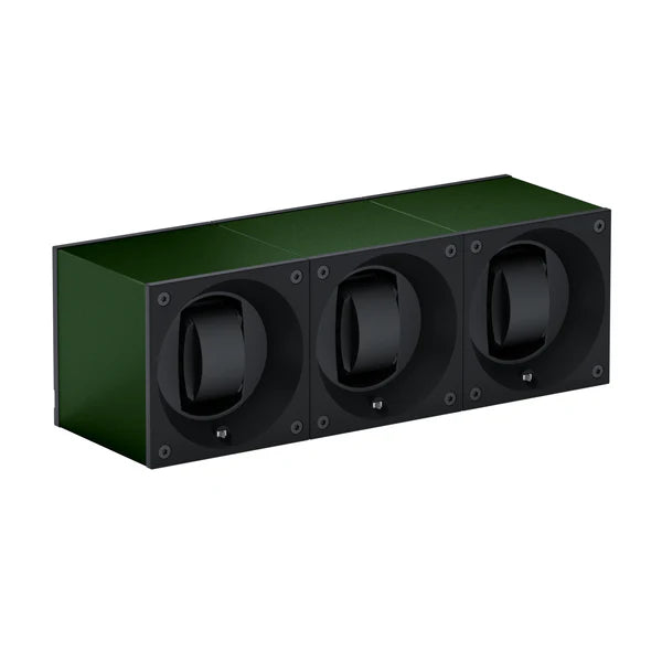 SwissKubik - Watchwinder Masterbox Aluminium Trio