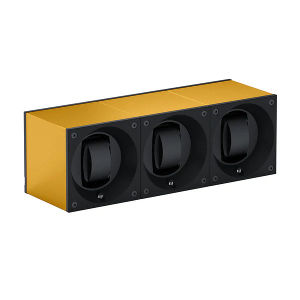 SwissKubik - Watchwinder Masterbox Aluminium Trio