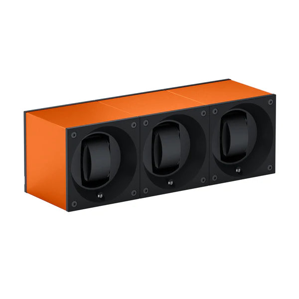 SwissKubik - Watchwinder Masterbox Aluminium Trio