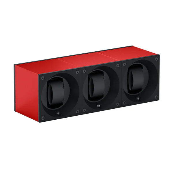 SwissKubik - Watchwinder Masterbox Aluminium Trio