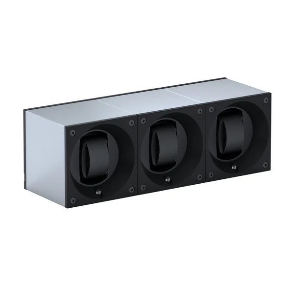 SwissKubik - Watchwinder Masterbox Aluminium Trio