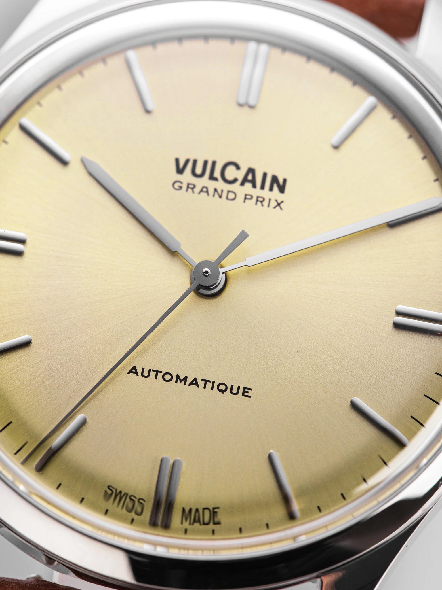 Vulcain Watch - Grand Prix 39mm - Champagne