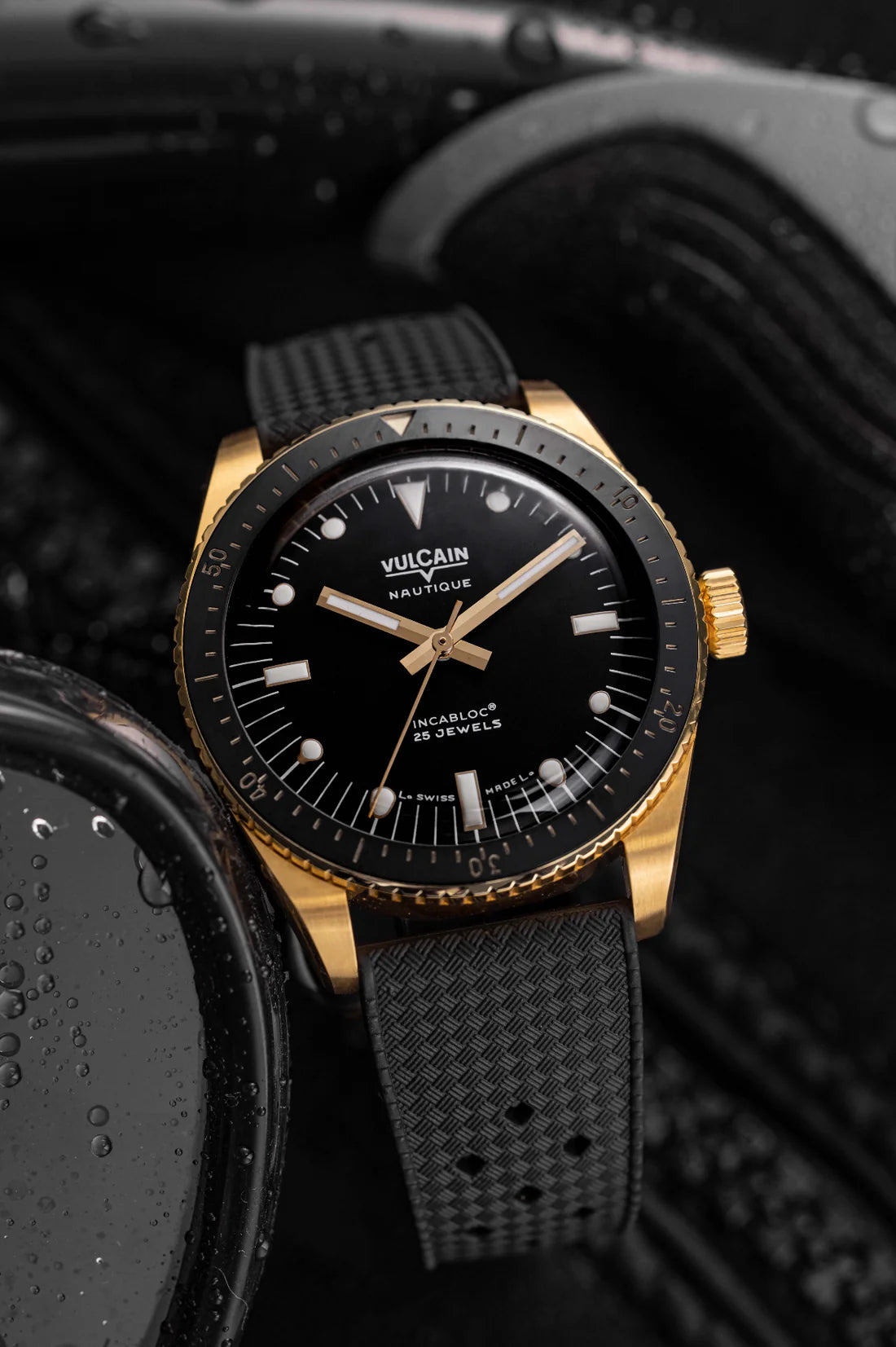 Montre Vulcain - Skindiver Nautique 38mm - Bronze & Black