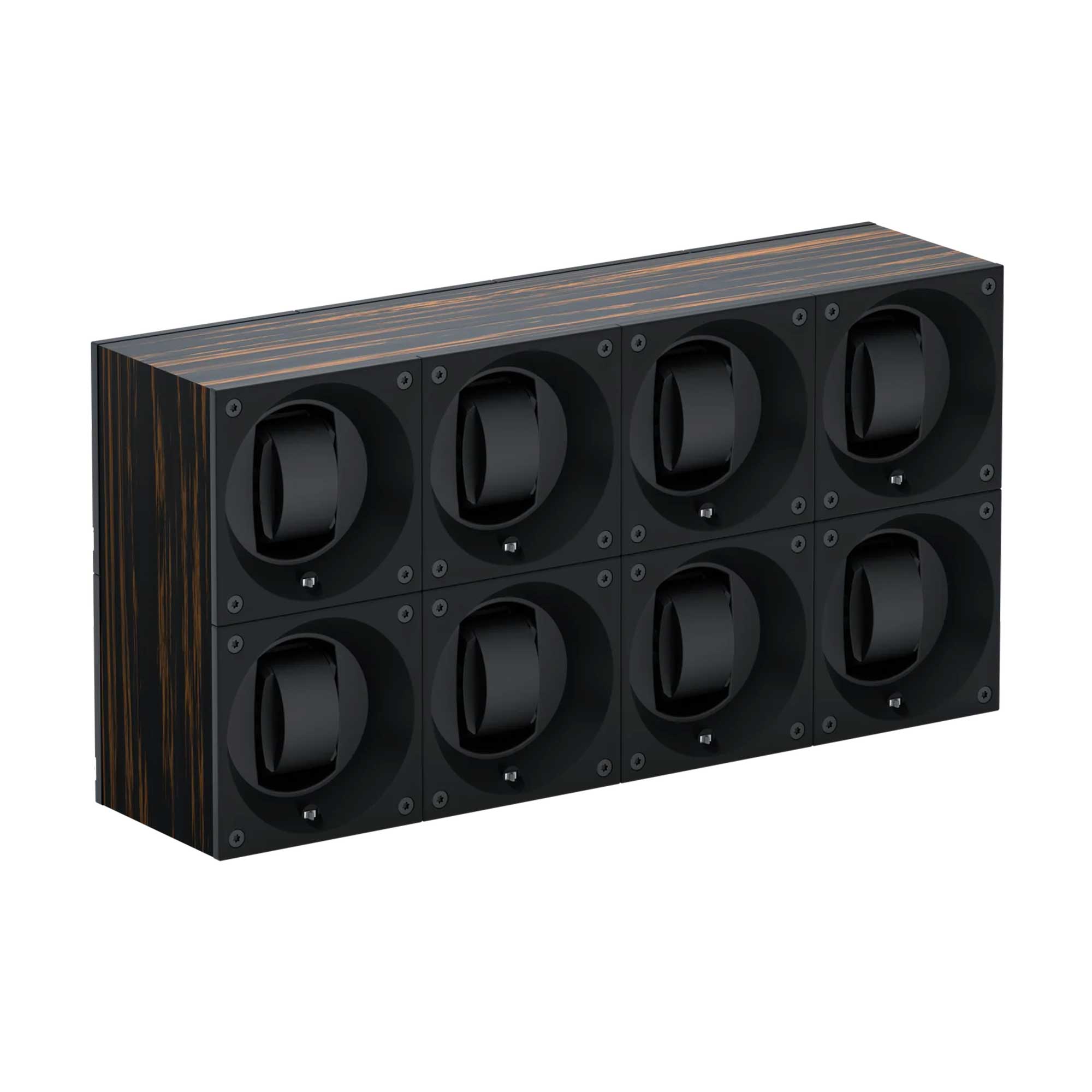 ​SwissKubiK - Wood Masterbox watchwinder for 8 watches