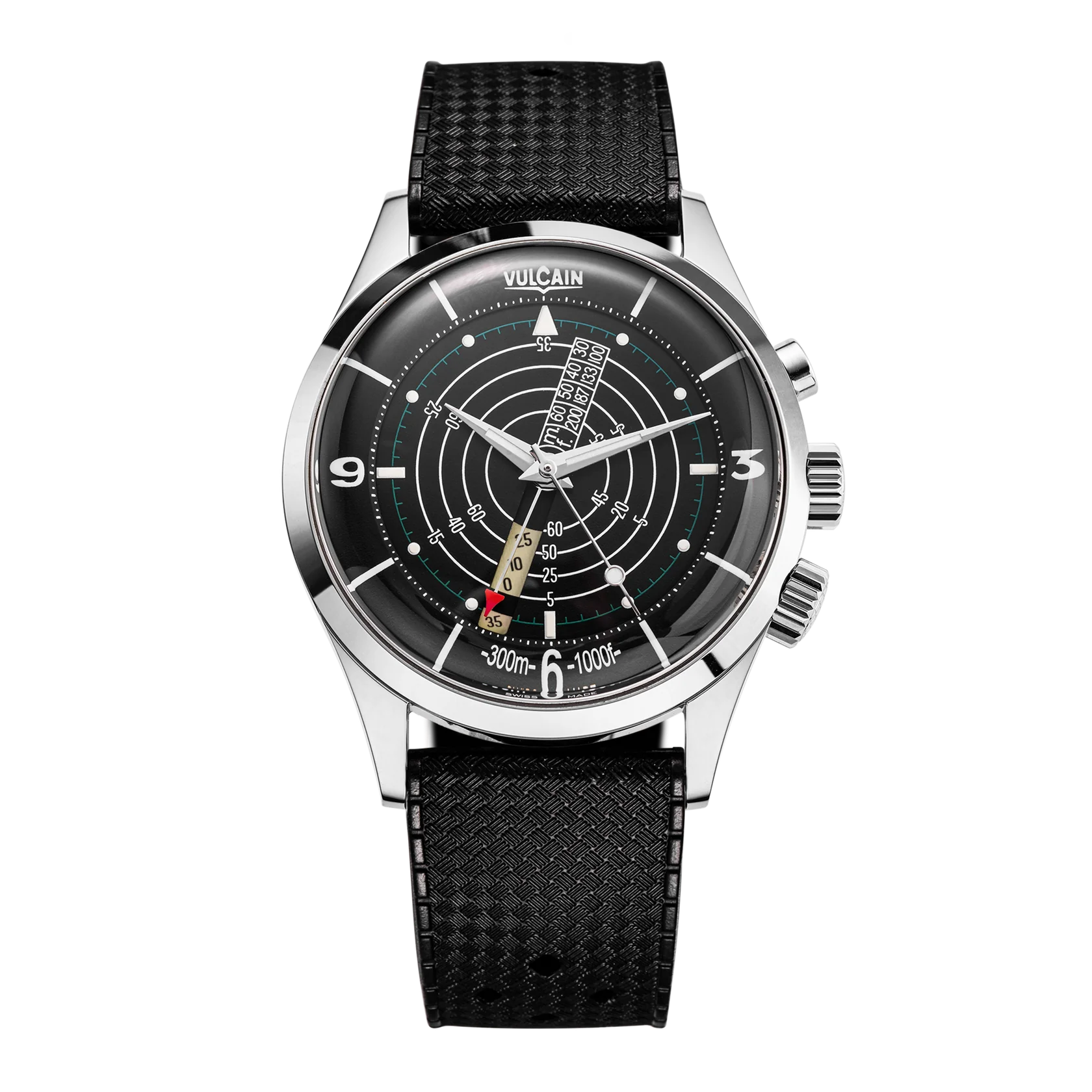 Montre Vulcain - Nautical Heritage 42mm - Black White Luminova