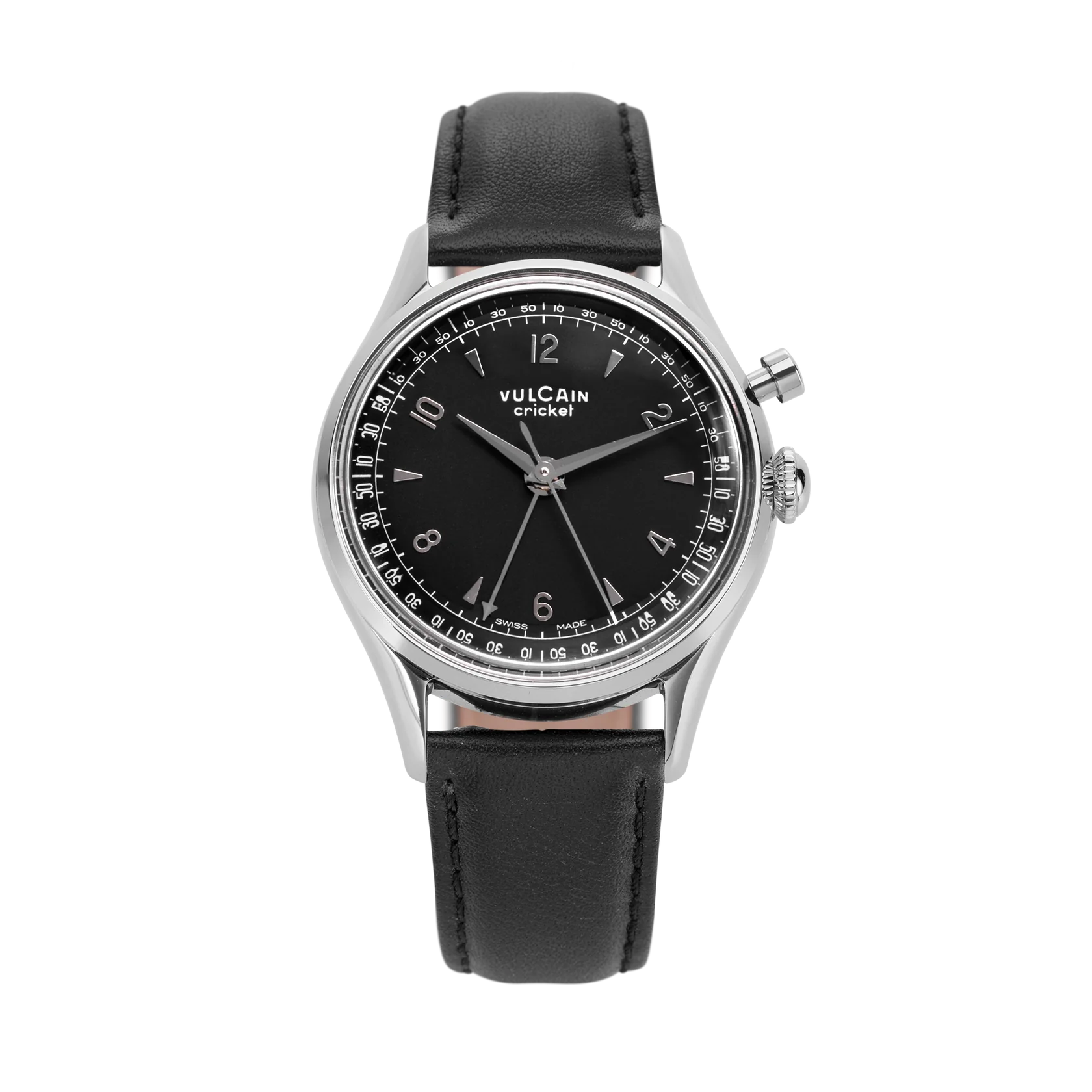 Vulcain Watch - Cricket Tradition 39 mm - Black