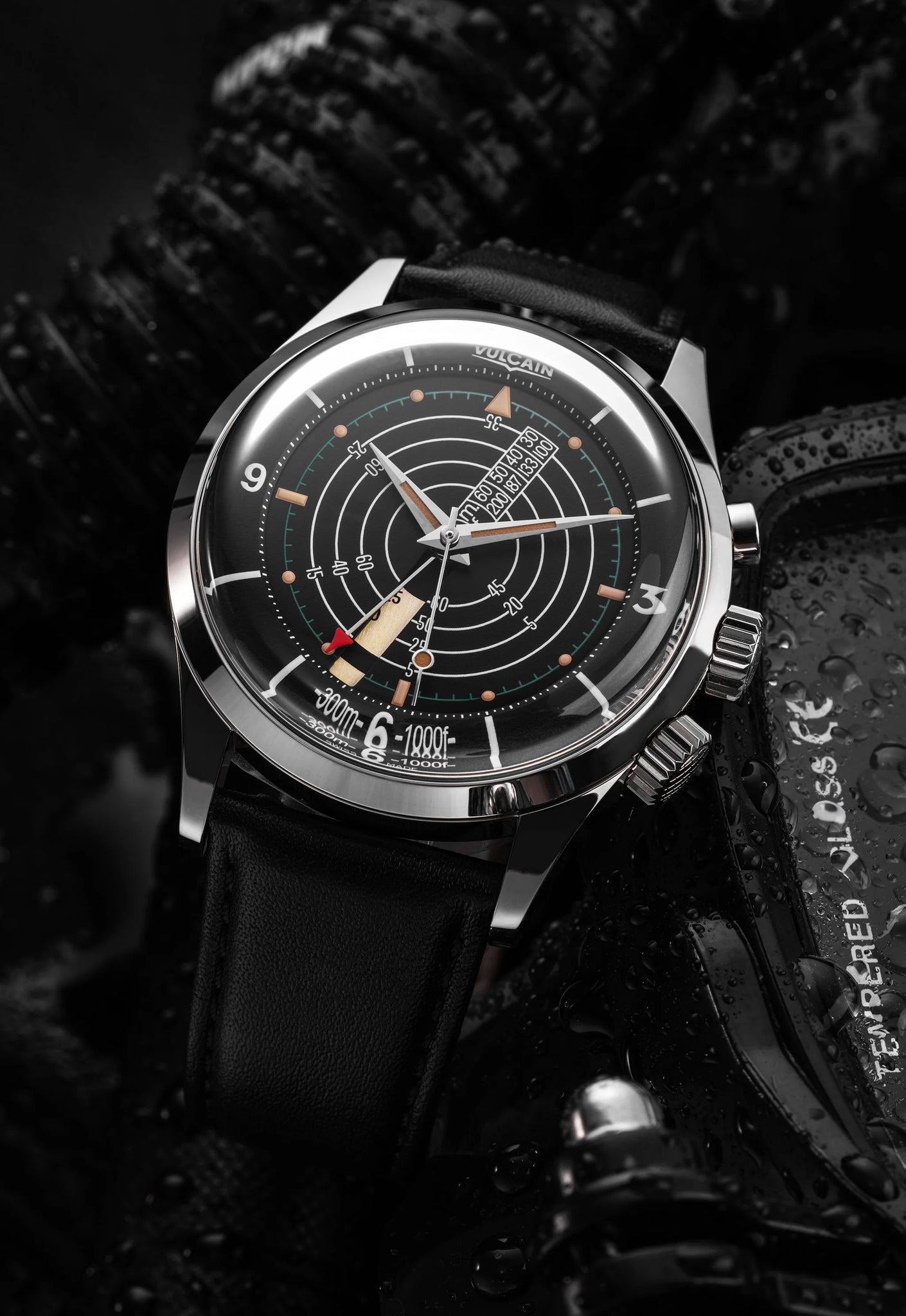 Montre Vulcain - Nautical Heritage 42mm - Black Beige Patina