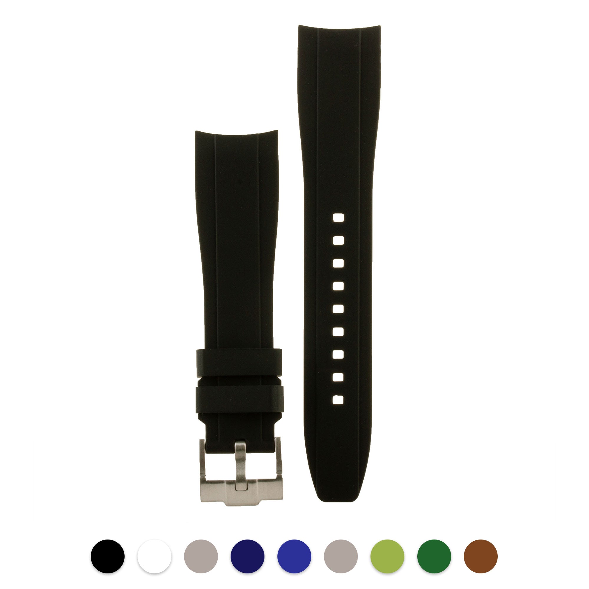 Blancpain x Swatch - Integrated rubber watch strap - Rubber (black, blue, green...)