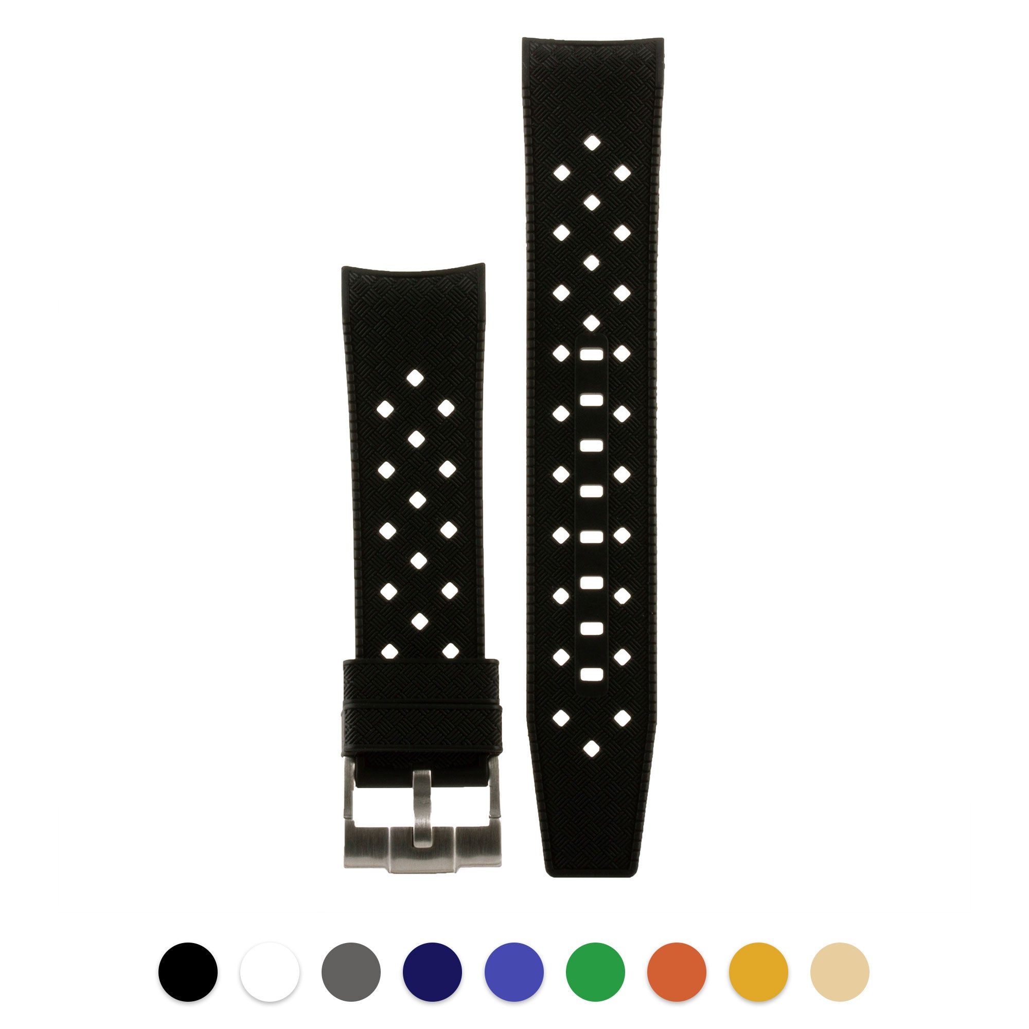 Blancpain x Swatch - "Driver" integrated rubber watch strap - Rubber (black, blue, green...)