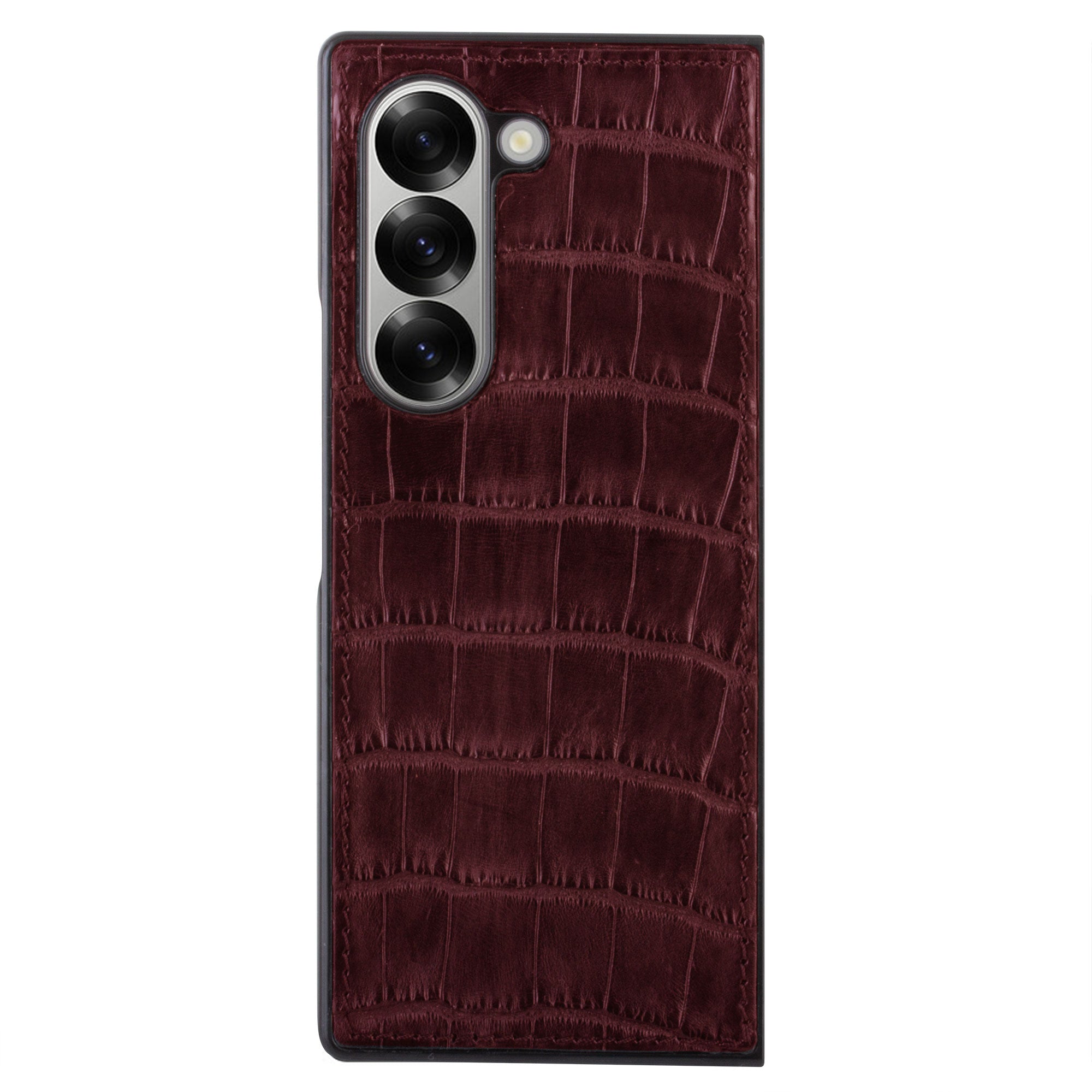 Leather Samsung case / cover - Samsung Galaxy Z Fold 5, 6 - Genuine alligator