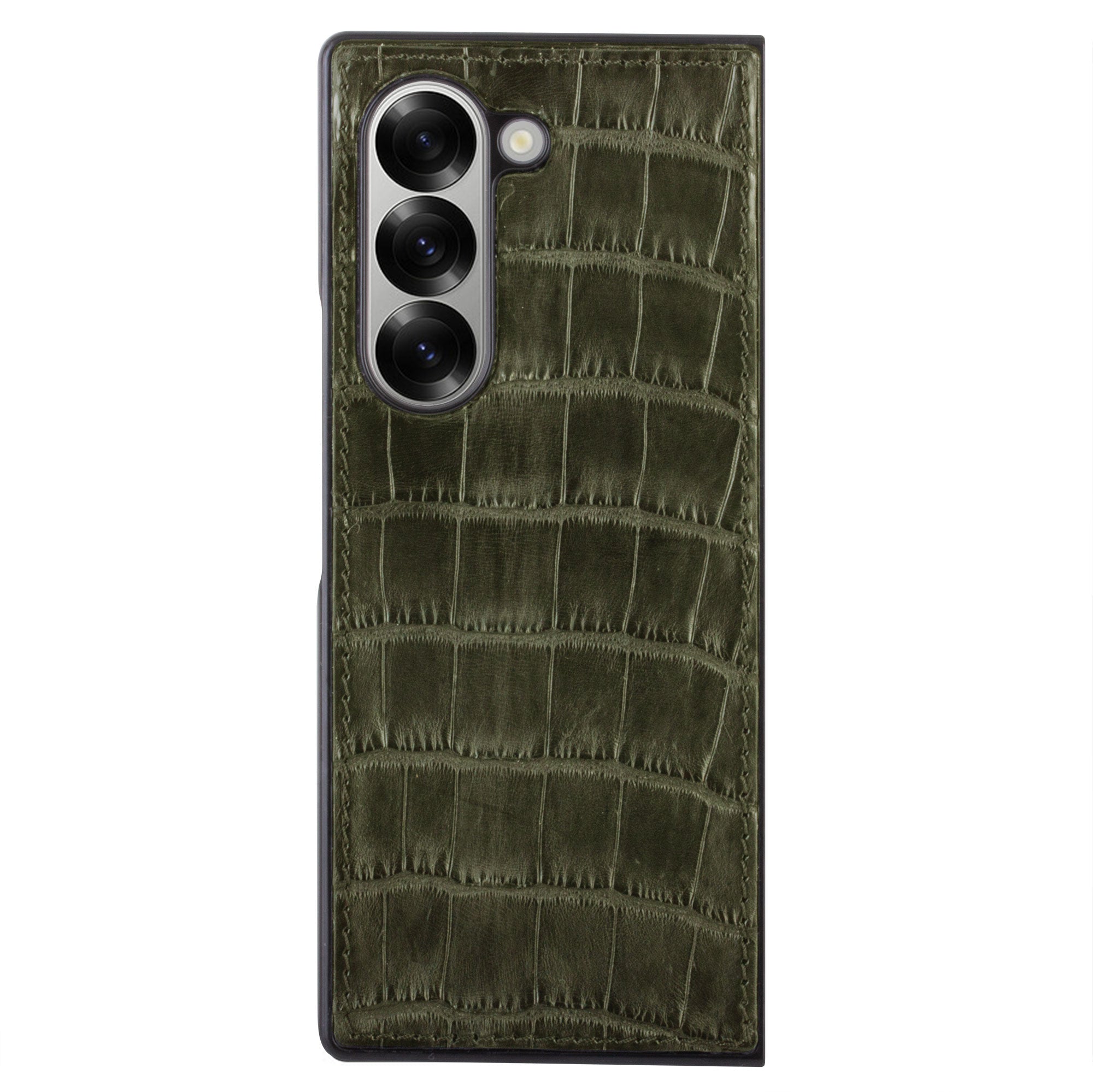 Leather Samsung case / cover - Samsung Galaxy Z Fold 5, 6 - Genuine alligator