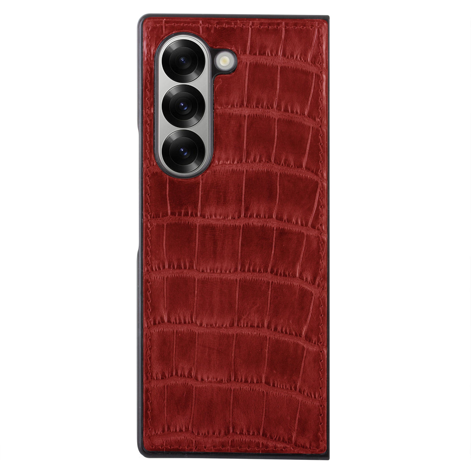 Leather Samsung case / cover - Samsung Galaxy Z Fold 5, 6 - Genuine alligator