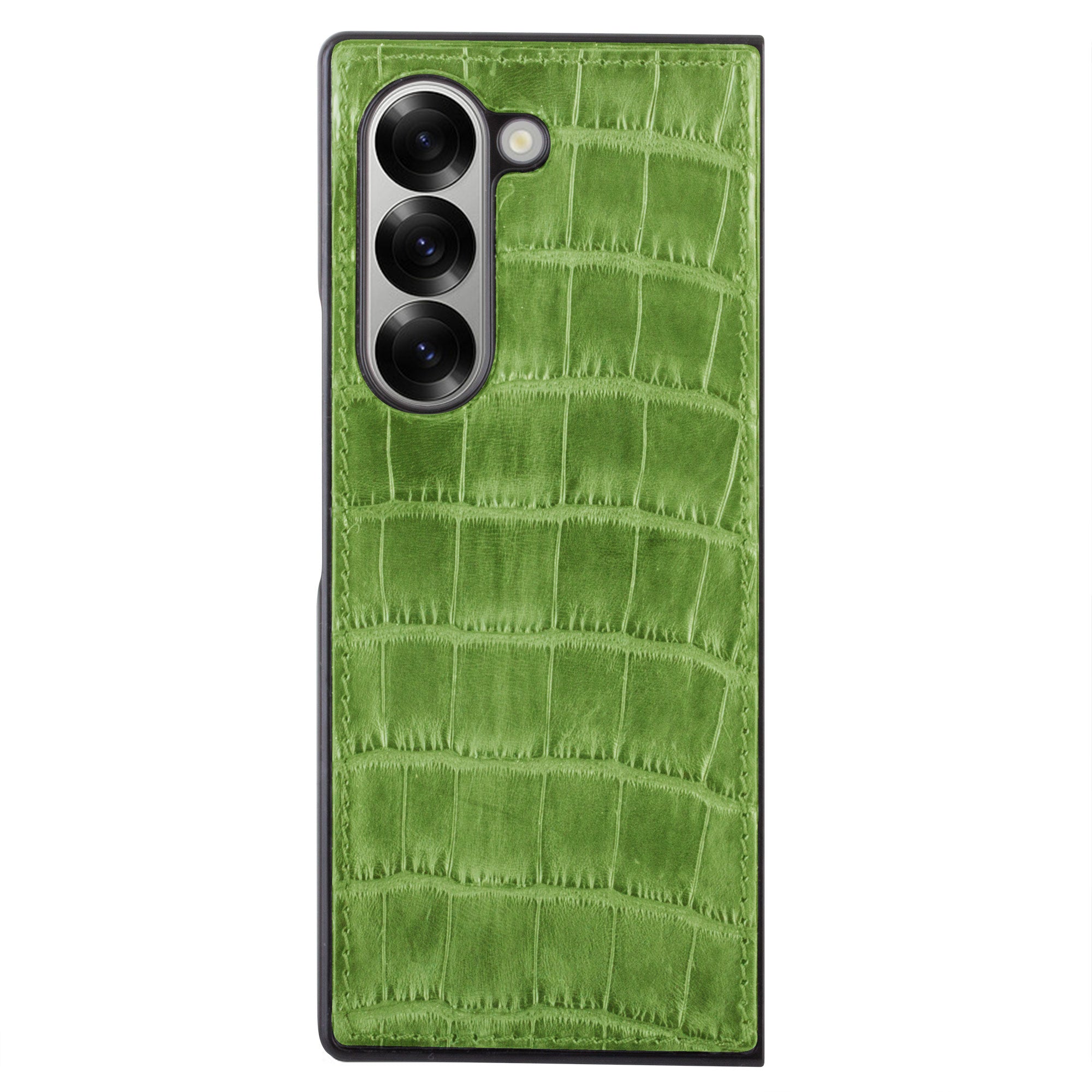 Leather Samsung case / cover - Samsung Galaxy Z Fold 5, 6 - Genuine alligator