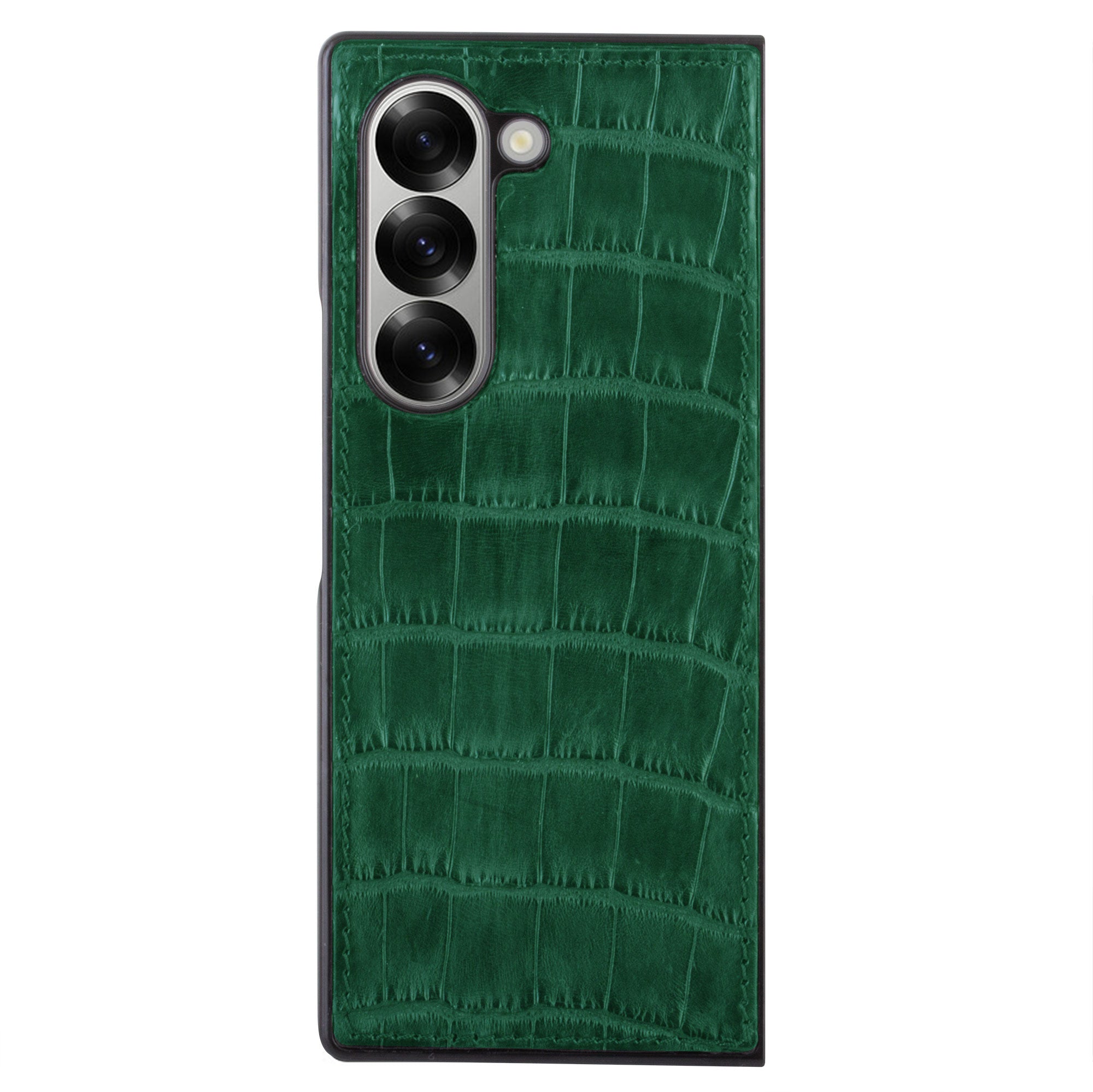 Leather Samsung case / cover - Samsung Galaxy Z Fold 5, 6 - Genuine alligator