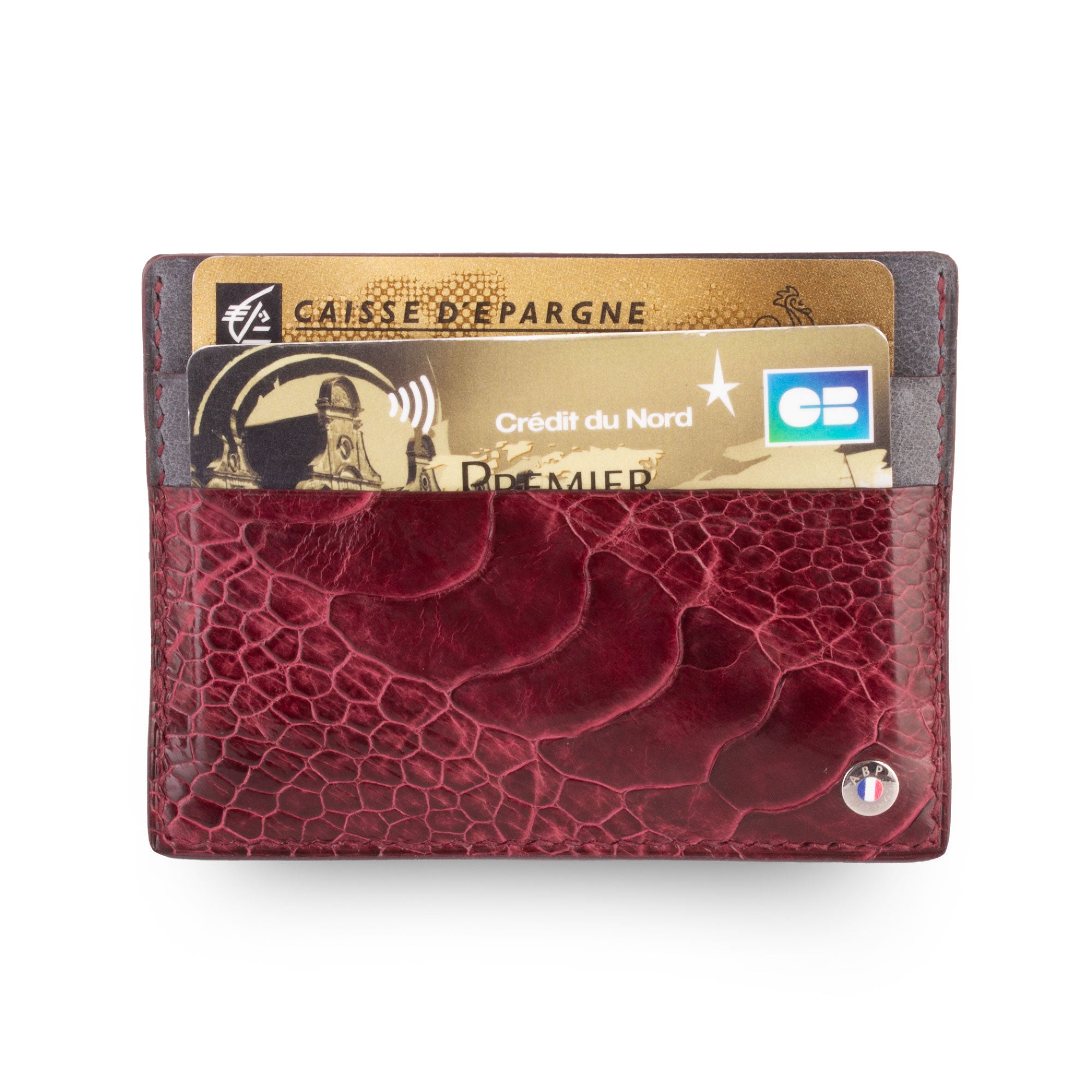 Credit card holder "Shiny" - Shiny alligator