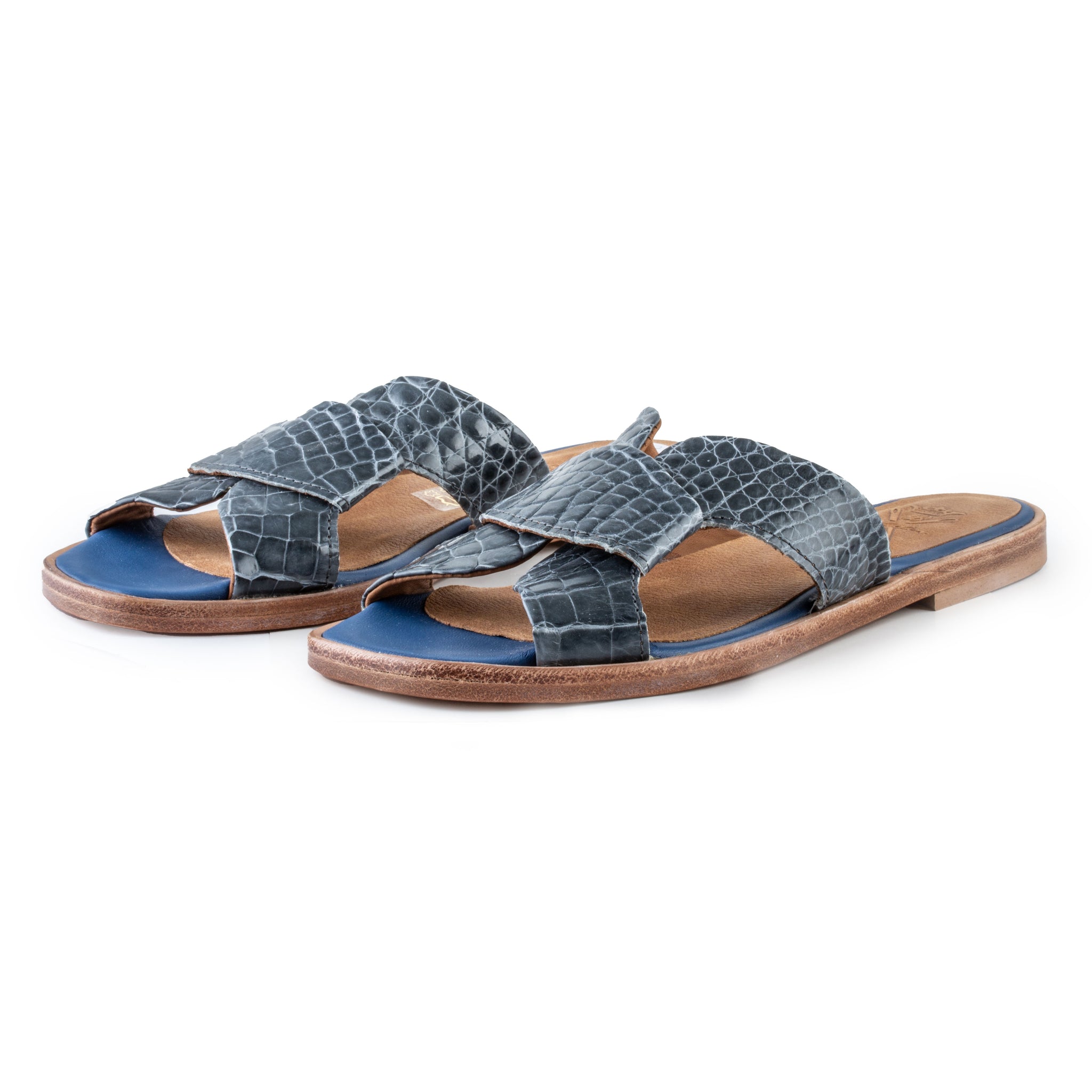 Clearance Sale - Genuine alligator sandals - Size 38 - N°1