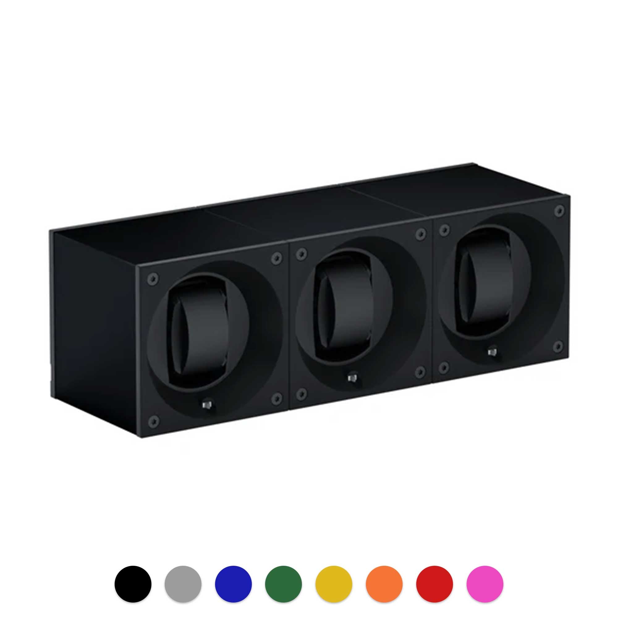 SwissKubik - Watchwinder Masterbox Aluminium Trio