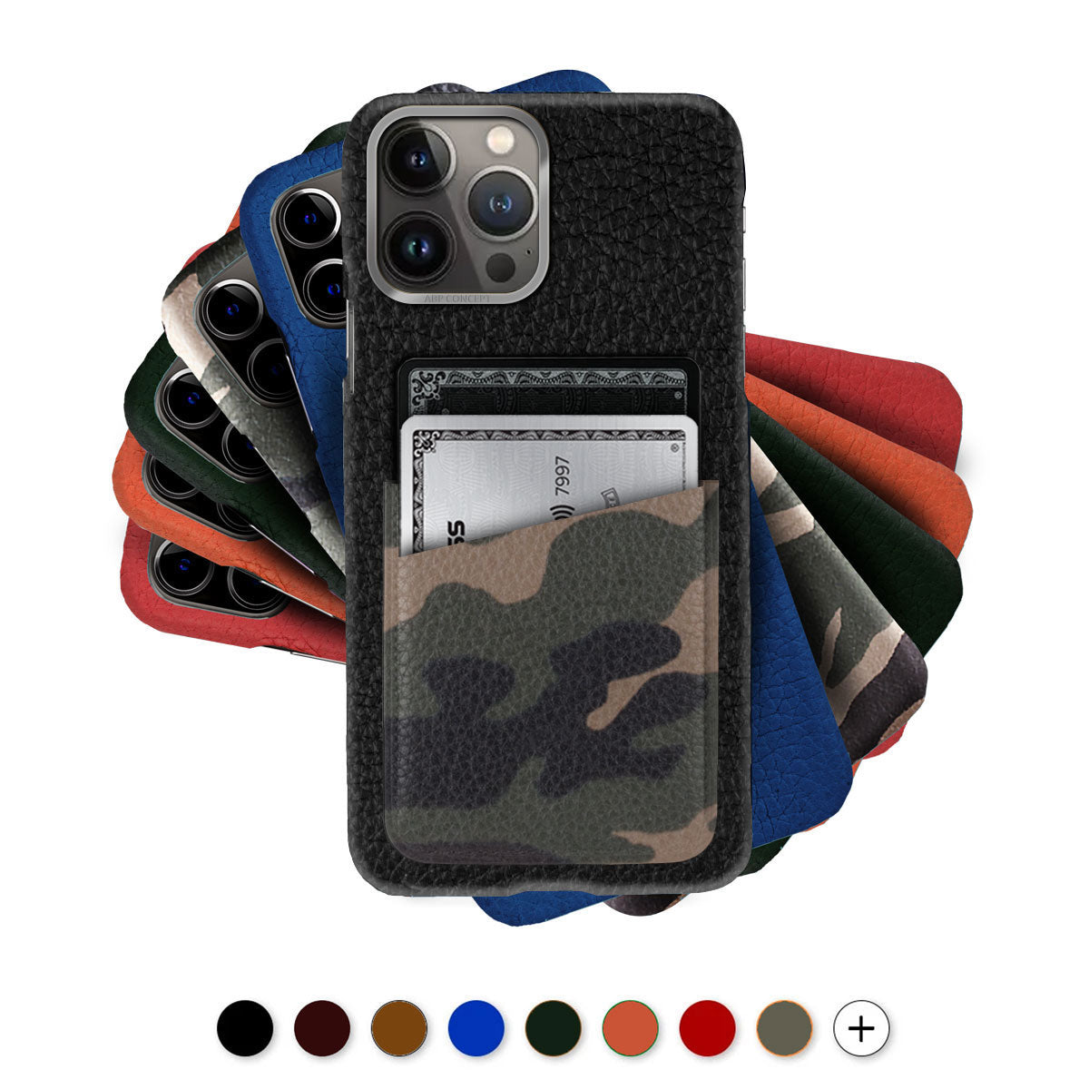 Leather iPhone HIMALAYA Card case / cover - iPhone 13 ( Pro / Max ) – ABP  Concept