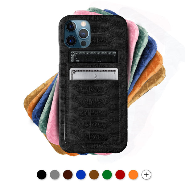 iPhone leather wallet sleeve / folio case - iP 11 - iP 11 Pro - iP