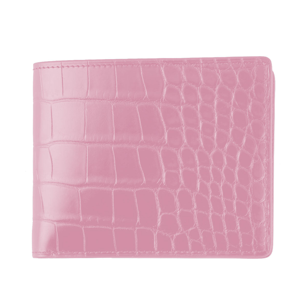 Pink Crocodile Skin Wallet | Sherrill & Bros. | Luxury for Less