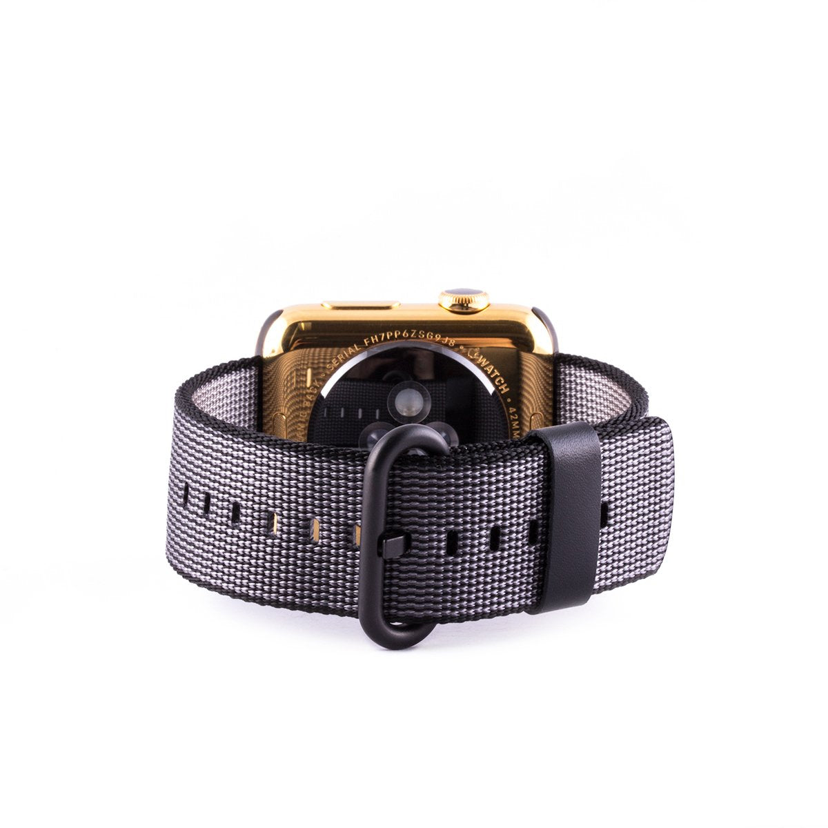 Strap-it Strap-it Bracelet Apple Watch nylon (blanc)