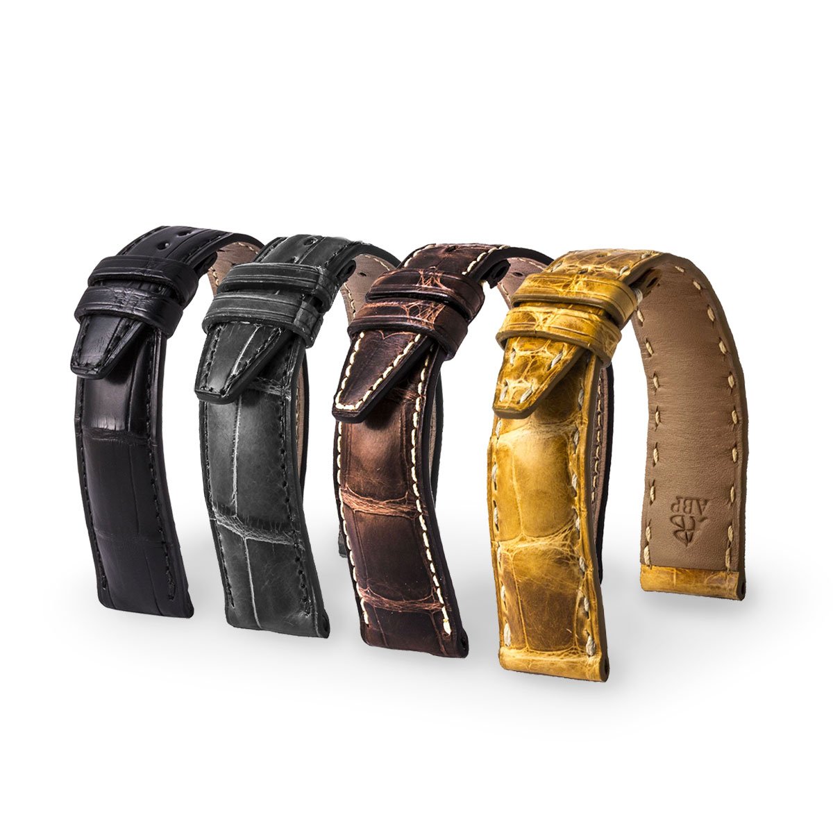 IWC Portuguese - Leather watch band - Special tanning waxed alligator ...