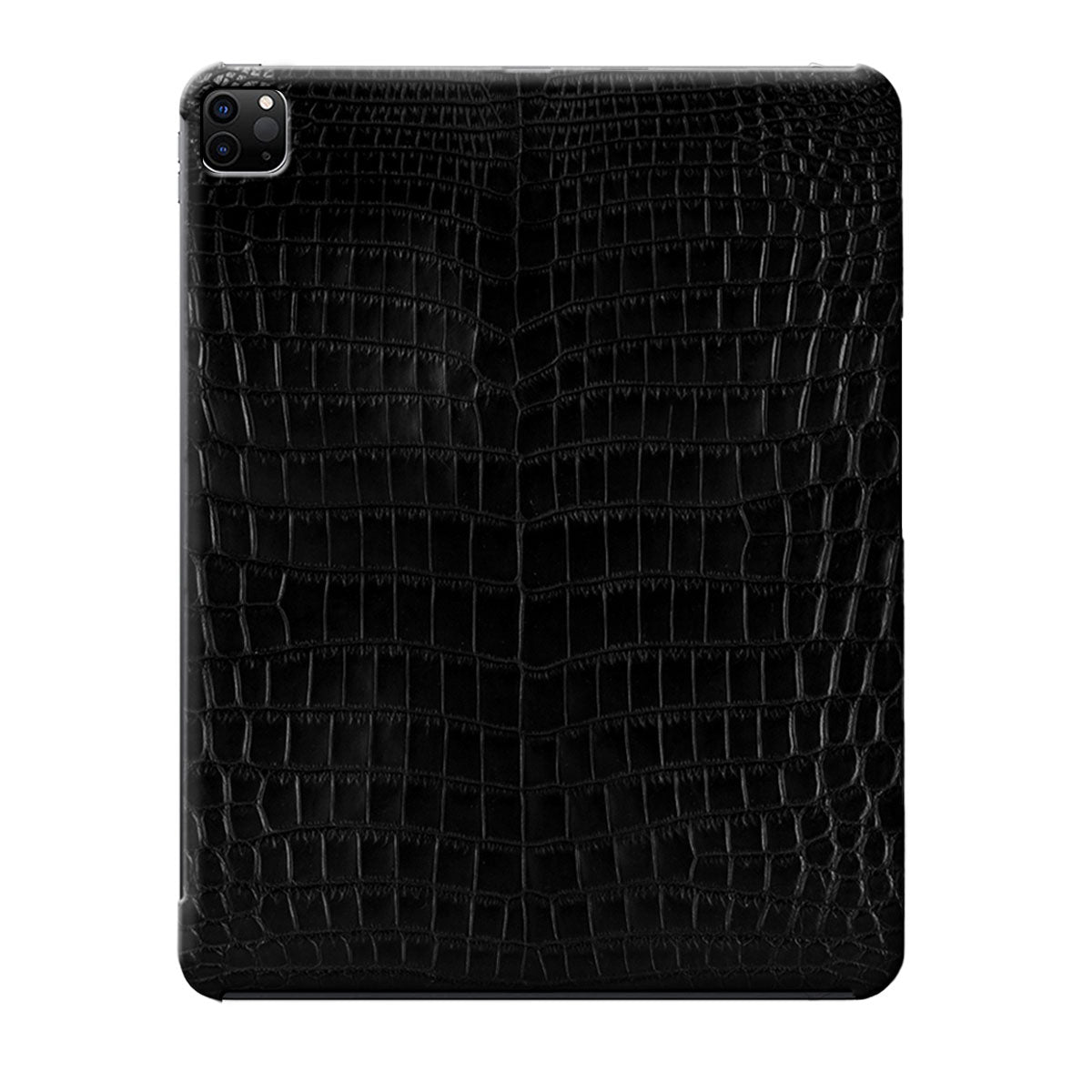 Case Book Cover Pochette Coque pour iPad Pro 12.9 Housse Arrière  Transparente Noir à prix pas cher