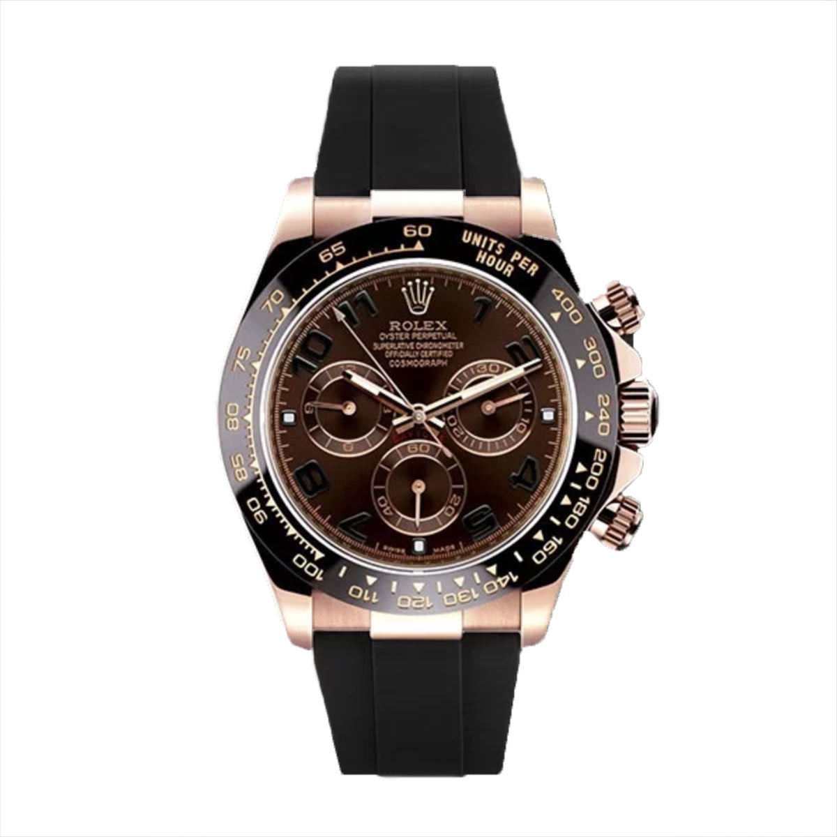Rolex - Rubber B for rose gold Daytona on Leather watch – ABP Concept