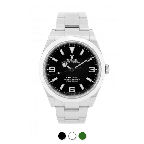 Rolex explorer rubber on sale b